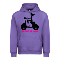 Tulip scooter girl Urban Hoodie - artisFamous