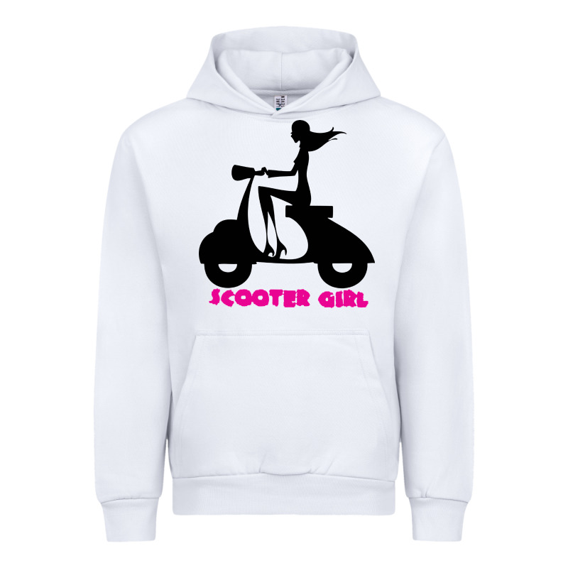 Scooter Girl Urban Hoodie by artisFamous | Teevron