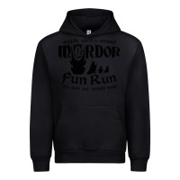 Black mordor fun run Urban Hoodie - artisFamous