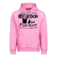 Fuchsia Pink mordor fun run Urban Hoodie - artisFamous