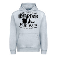 Heather Grey mordor fun run Urban Hoodie - artisFamous