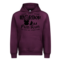 Mauve Wine mordor fun run Urban Hoodie - artisFamous