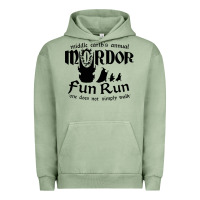 Pigment Oil Green mordor fun run Urban Hoodie - artisFamous