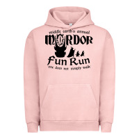 Pigment Salmon mordor fun run Urban Hoodie - artisFamous