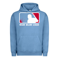 Pigment Pebble Blue negan major league Urban Hoodie - artisFamous