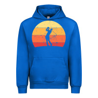 Cobalt Vintage Retro Golf | Golfers Urban Hoodie - artisFamous