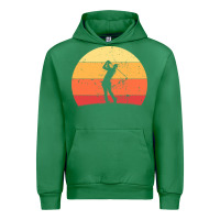 Emerald Vintage Retro Golf | Golfers Urban Hoodie - artisFamous