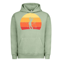 Pigment Oil Green Vintage Retro Golf | Golfers Urban Hoodie - artisFamous