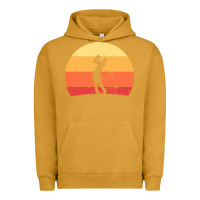 Pigment Peanut Butter Vintage Retro Golf | Golfers Urban Hoodie - artisFamous
