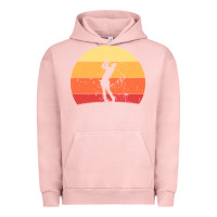 Pigment Salmon Vintage Retro Golf | Golfers Urban Hoodie - artisFamous