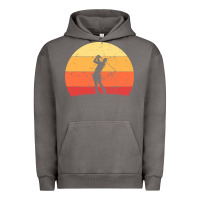 Pigment Tornado Vintage Retro Golf | Golfers Urban Hoodie - artisFamous