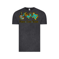 Vintage Black Peace Love Texas Vintage Tee - Jasminsmagicworld