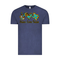 Vintage Denim Peace Love Texas Vintage Tee - Jasminsmagicworld