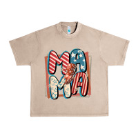 French Oak 4th of July mama with lightning bolt Urban Heavy Tee - FaDigitalArtStudio