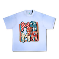 Grape Ice 4th of July mama with lightning bolt Urban Heavy Tee - FaDigitalArtStudio
