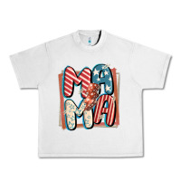 Lunar Rock 4th of July mama with lightning bolt Urban Heavy Tee - FaDigitalArtStudio