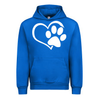 Cobalt dog dad mom puppy shirt love dogs paw print heart women men  shirt Urban Hoodie - artisFamous