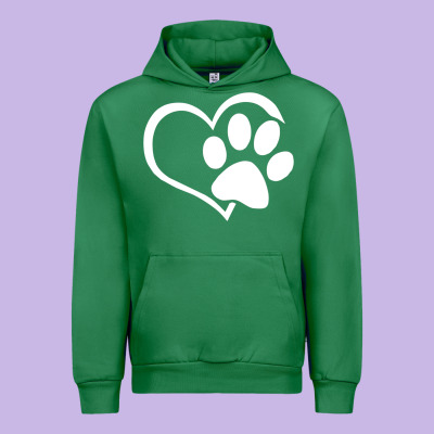 Dog Dad Mom Puppy Shirt Love Dogs Paw Print Heart Women Men  Shirt Urban Hoodie Designed By Artisfamous