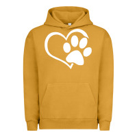 Pigment Peanut Butter dog dad mom puppy shirt love dogs paw print heart women men  shirt Urban Hoodie - artisFamous