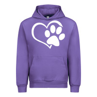 Tulip dog dad mom puppy shirt love dogs paw print heart women men  shirt Urban Hoodie - artisFamous