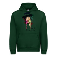 Forest Green jimi hendrix Urban Hoodie - artisFamous