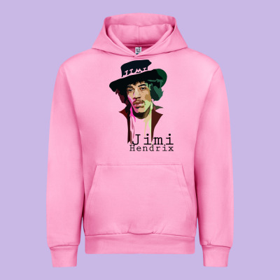 Jimi Hendrix Urban Hoodie Designed By Artisfamous