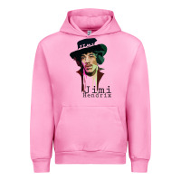 Fuchsia Pink jimi hendrix Urban Hoodie - artisFamous