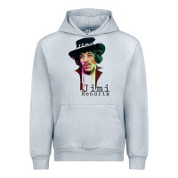 Heather Grey jimi hendrix Urban Hoodie - artisFamous