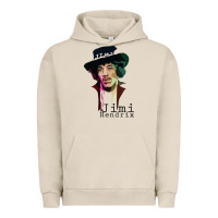 Pigment French Oak jimi hendrix Urban Hoodie - artisFamous