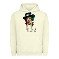 Pigment Pistachio jimi hendrix Urban Hoodie - artisFamous