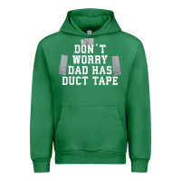 Emerald don't worry dad has duct tape funny saying gift t shirt Urban Hoodie - artisFamous