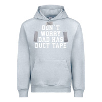 Heather Grey don't worry dad has duct tape funny saying gift t shirt Urban Hoodie - artisFamous