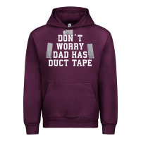Mauve Wine don't worry dad has duct tape funny saying gift t shirt Urban Hoodie - artisFamous