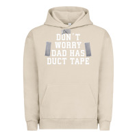 Pigment French Oak don't worry dad has duct tape funny saying gift t shirt Urban Hoodie - artisFamous