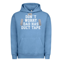 Pigment Pebble Blue don't worry dad has duct tape funny saying gift t shirt Urban Hoodie - artisFamous