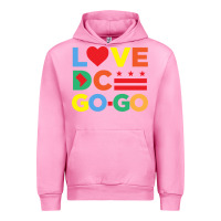 Fuchsia Pink love dc gogo Urban Hoodie - artisFamous