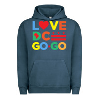Pigment Midnight Navy love dc gogo Urban Hoodie - artisFamous
