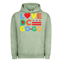 Pigment Oil Green love dc gogo Urban Hoodie - artisFamous