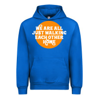 Cobalt We are all just walking each other home Urban Hoodie - artisFamous