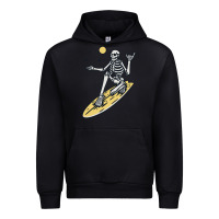 Black Surfing Urban Hoodie - artisFamous