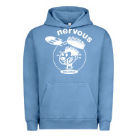 Pigment Pebble Blue Industrial Urban Hoodie - artisFamous