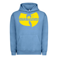 Pigment Pebble Blue Hip Hop Urban Hoodie - artisFamous