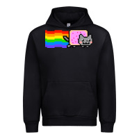 Black Nyan Cat Urban Hoodie - artisFamous