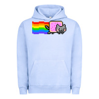 Pigment Grape Ice Nyan Cat Urban Hoodie - artisFamous