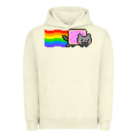 Pigment Pistachio Nyan Cat Urban Hoodie - artisFamous