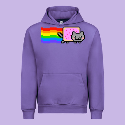 Nyan Cat Urban Hoodie Designed By Artisfamous