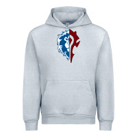 Heather Grey WORLD OF WARCRAFT MISTS OF PANDARIA HORDE Urban Hoodie - artisFamous