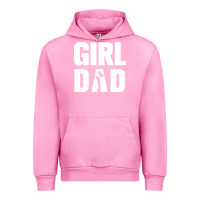 Fuchsia Pink Girl Dad Urban Hoodie - artisFamous