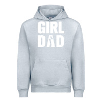 Heather Grey Girl Dad Urban Hoodie - artisFamous