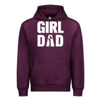 Mauve Wine Girl Dad Urban Hoodie - artisFamous